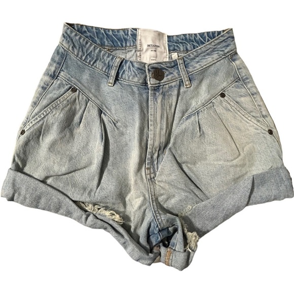 Oneteaspoon KANSAS HIGH-WAIST STREETWALKERS SHORTS - Picture 4 of 15